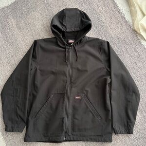 Dickies Black Hooded Windbreaker Jacket